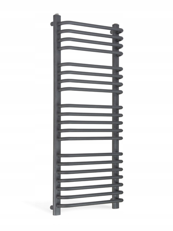 Lávový vodný kúpeľňový radiátor 720 W 550 x 1200 mm šedý