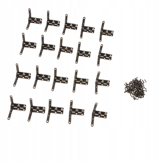 Závesy, pánty - 20 31x33 mm nábytok Hinges Uhol Hinges 90 ° -