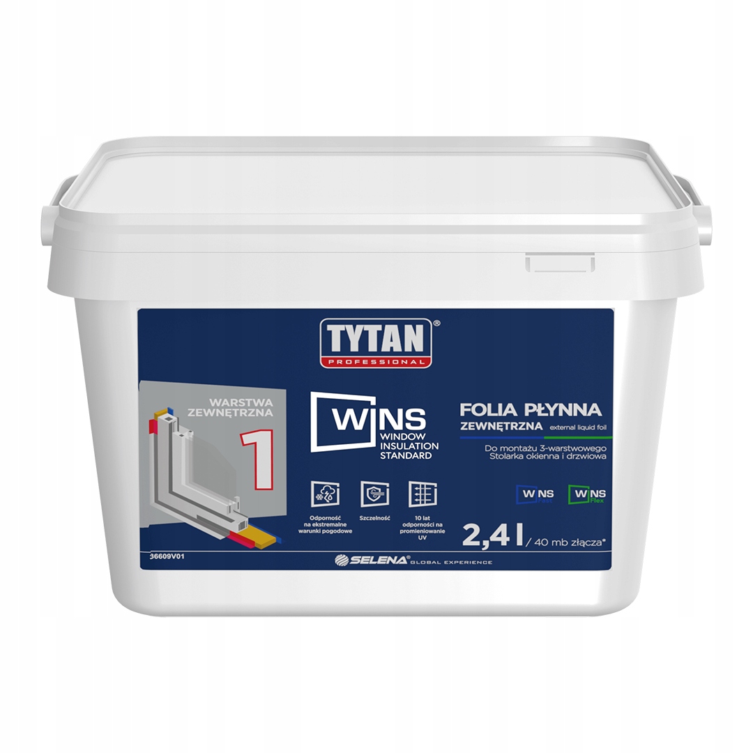 Tytan Professional 10045171 tekutá fólia 2,4l biela