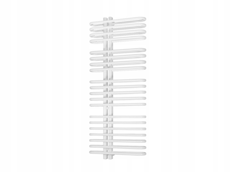 Lávový vodný kúpeľňový radiátor 826 W 500 x 940 mm biely