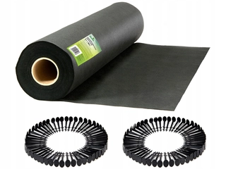 Agrotextília - Agrotextilné mulčovanie (proti burine) Plonos čierny 100 x 5000 cm 150 g/m²