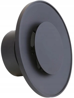 Anemostat, difúzor - Anemostatu kovová mriežka ASV 125 ml Black Darco