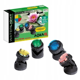 Osvetlenie jazierka- Aquael Underwater lamp Quadro - 4 x 10w