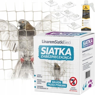 Repelent, plašič pre zvieratá - Ochranná sieť Linarem SiatkiSieci 5 x 3 m béžová