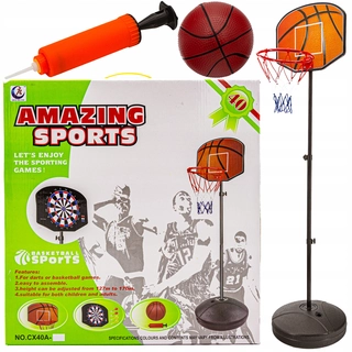 Basketbalové príslušenstvo pre deti - Basketbalová súprava 41,1 x 25,1 x 172 cm