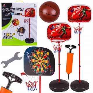 Basketbalové príslušenstvo pre deti - Basketbalová súprava Woteng Toys 47 x 46 x 166 cm