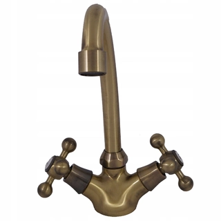 Kuchynská batéria- RETRO KUCHYNA Drezový faucet STILO mosadz
