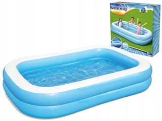 Bazén - Bestway veľký nafukovací bazén pre deti 262x175cm