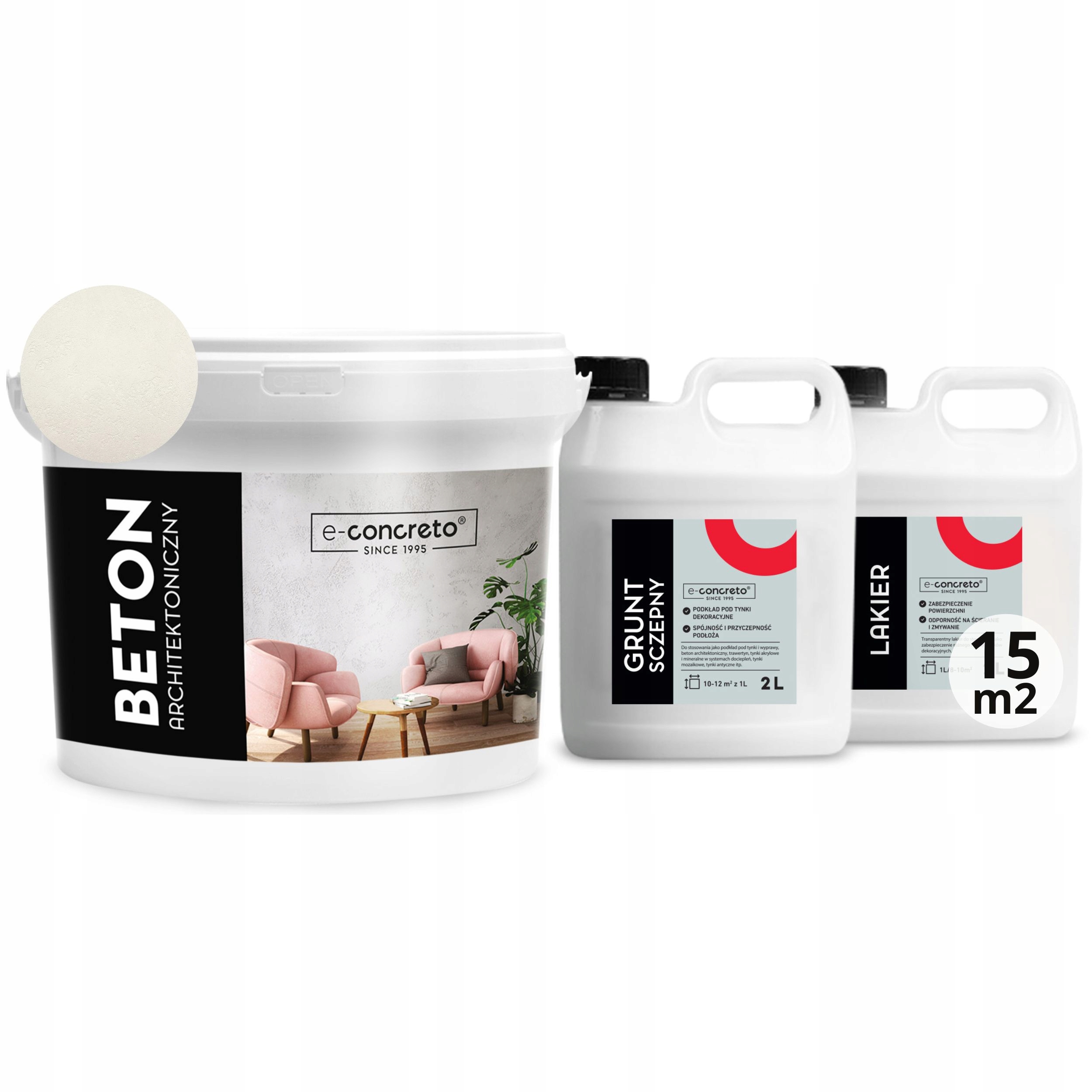 E-concreto NCS S0502-Y omietka 12 kg