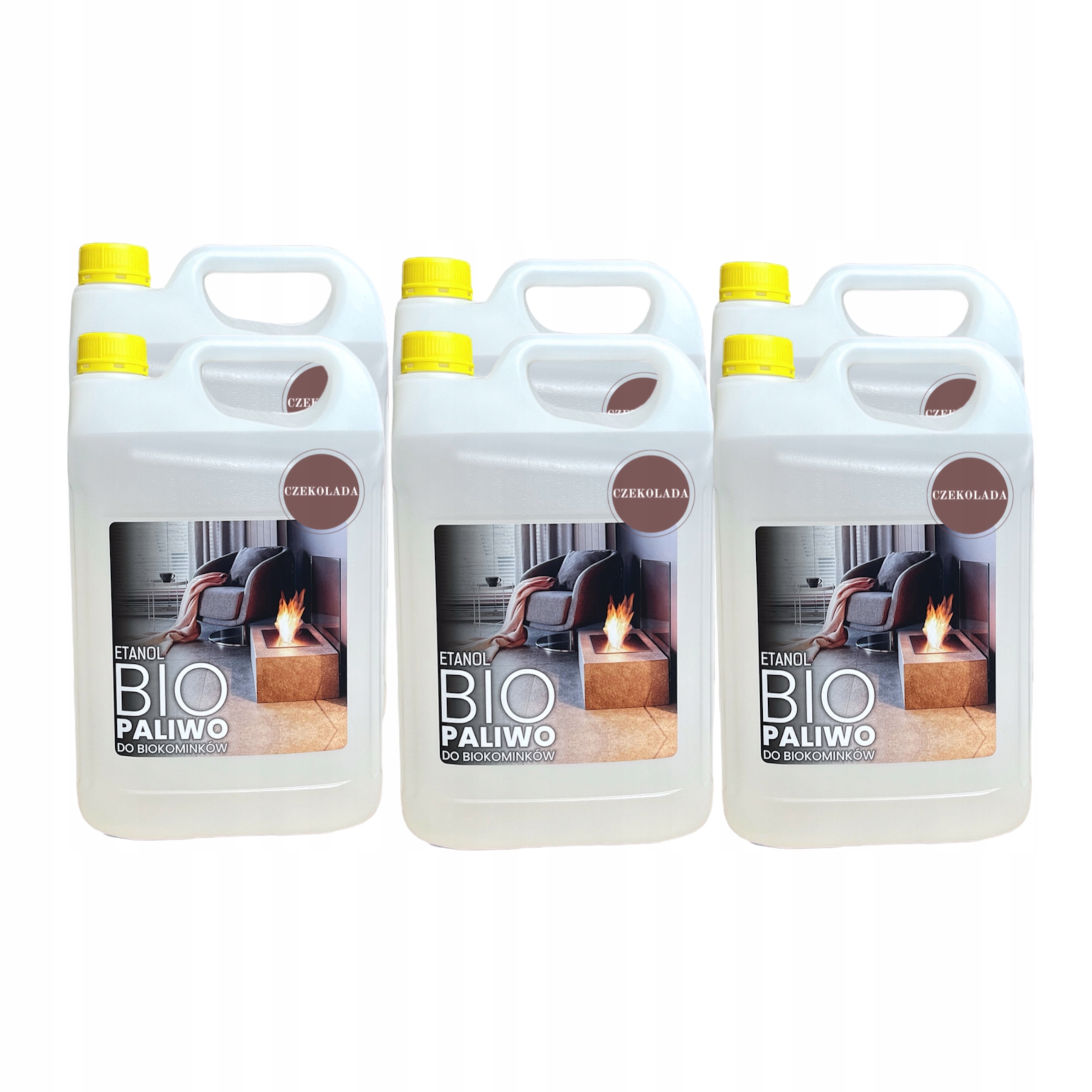 Biopalivo do krbu Chémia Bomar čokoládový bioetanol 6 x 5 l