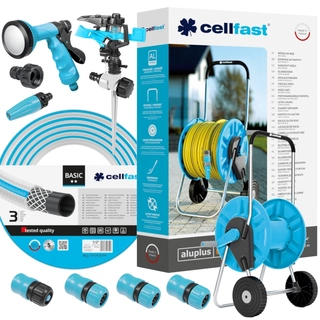 Bazénová hadica k čerpadlu - CELLFAST ALU NOSNÁ ZÁHRADNÁ HADICA 1/2 30M SET