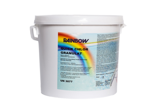 Bazénová chémia - Chlór granulát Rainbow 5 kg 5 l
