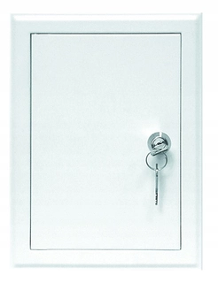 Revízne dvierka - Audit dvere smaltované biela 40x80 zips