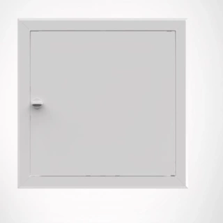 Revízne dvierka - Credit dvere METAL MAXI gombík 80x80