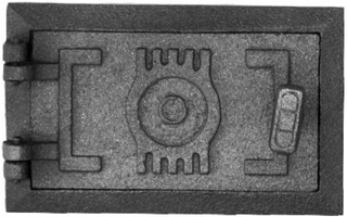 Liatina dvere pre asheel pece 17x10,5cm
