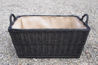 Stojan na drevo - Veľký prútený drevo na drevo 62cm XXL