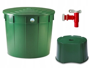 Nádrž na dažďovú vodu - Dažďová sprcha Nádrž na vodu 500 L + podstavec + K.