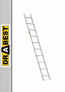 Rebrík - Hliníkový rebrík 1x10 Pro Drabest+Hook
