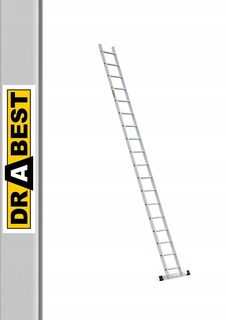 Rebrík - Hliníkový rebrík 1x18 Pro Drabest+Hook