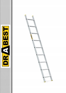 Rebrík - Hliníkový rebrík 1x9 Pro Drabest +Hook