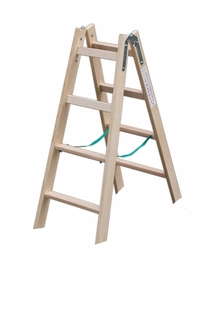 Rebrík - Drevené rebríkové rozstupy 2x4 úrovne