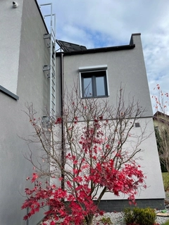 Rebrík - Evakuačný rebrík na streche. Žiadny kôš 860 cm 24h