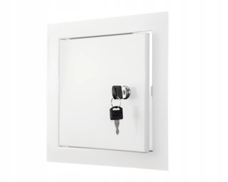Revízne dvierka - Audit dvere metal lock kľúč 30x30 cm