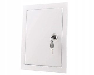 Revízne dvierka - Inspision dvere metal lock kľúč 30x50 cm