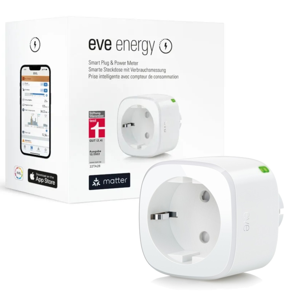 Elektrická zásuvka Eve na diaľkové ovládanie, biela