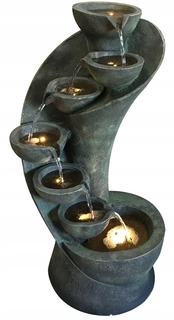 Fontána do záhrady - Záhradná fontána "Serpentine Snail" 98cm