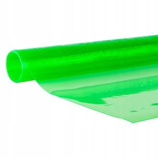Krycia plachta - Fluorescenčná zelená PVC fólia 0,8mm 140cm 1m