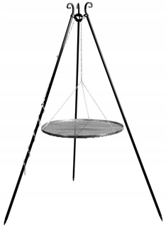 Gril na drevené uhlie - Záhradný krb 80 cm, dĺžka 180 cm