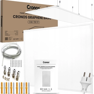 Sálavý ohrievač - Infračervený IR Grafen 700W stropné radiátor