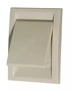 Centrálny vysávač - Plastová zásuvka Deco, slonovina