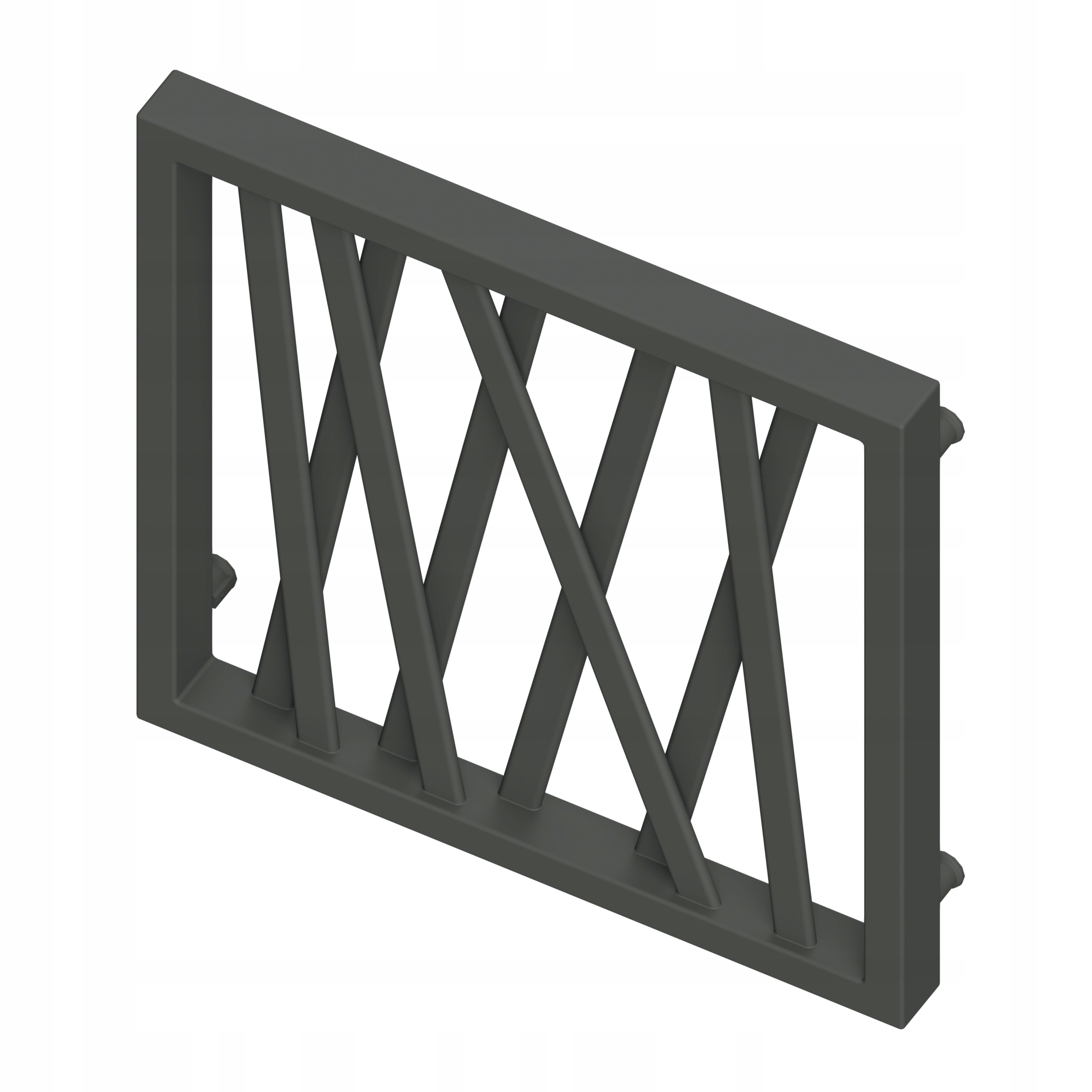 Esperto Radiators 351 W čierny dekoračný radiátor