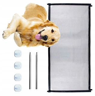 Zábrana na schody - I6q89 Pes Dog Dection of the Cat Door Gate Secure