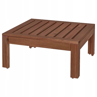 IKEA APPLARO Stolová záhradná stolička hnedá škvrna 63x63
