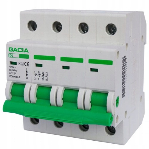Odpojovač Gacia DL 4P 63A