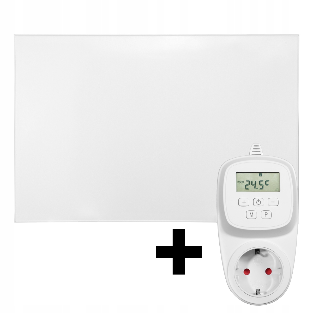 Infražiarič, elektrický nástenný IR panel 600 W s termostatom