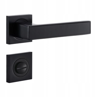 Kľučky na dvere - GABI Black Dvere Rucking + Kúpeľňa Rosetta WC