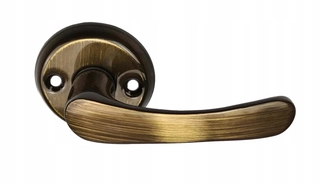 Kľučky na dvere - Dvere rukoväť mosadz Patin Round Dispedboard