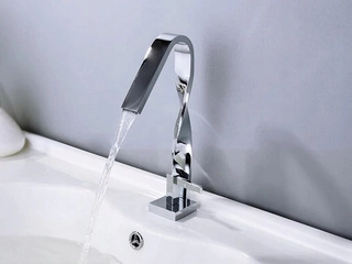 Umyvadlová batéria - Kohútik kúpeľňa kúpeľňa dizajn Chrome