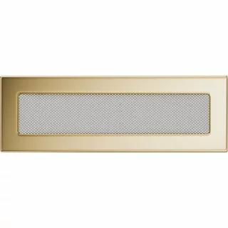 Krbová mriežka - Krbová mriežka 11x32 Pozlátená ventilácie