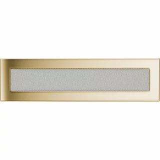 Krbová mriežka - Krbová mriežka 11x42 Pozlátená ventilácie