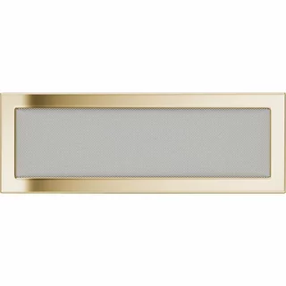 Krbová mriežka - Krbová mriežka 17x49 Pozlátená ventilácie
