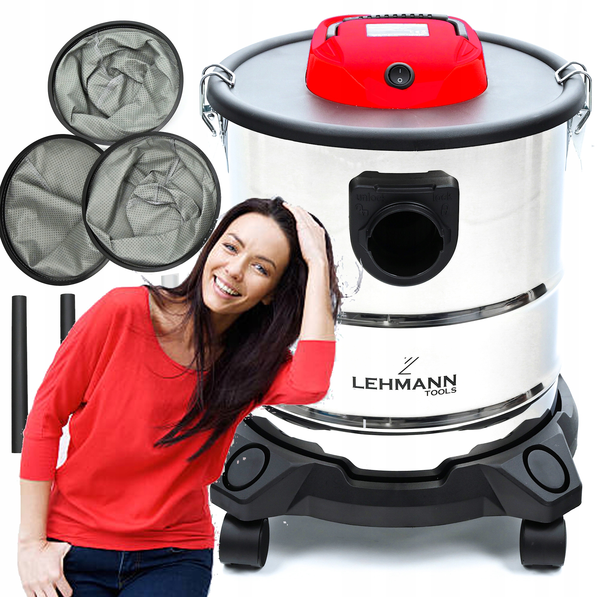 Lehmann 2000 W vysávač popola 20 l