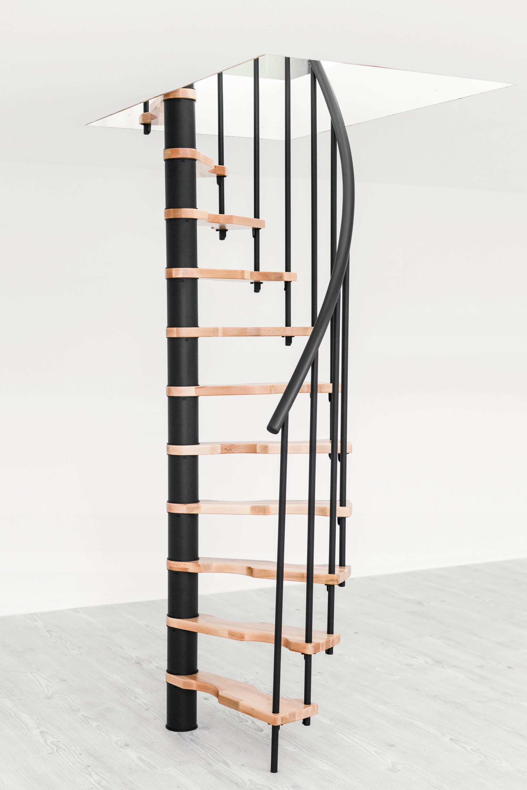 SUONO SMART kačacie točité schody 120x65 cm/ BUK
