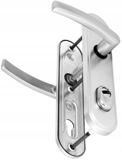 Kľučky na dvere - Značka rukoväť 90 mm B-orient Silver triedy 2 Gerda