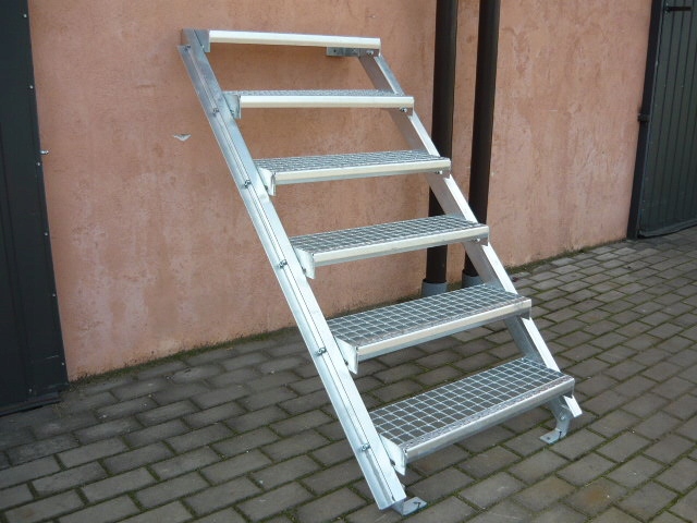 Schody jednoducho Masív metal 80 cm