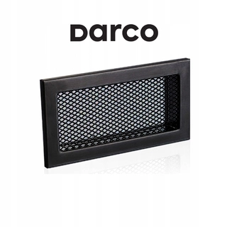 Krbová mriežka - Mreží Ventilačné kanály 150x50 čierny
